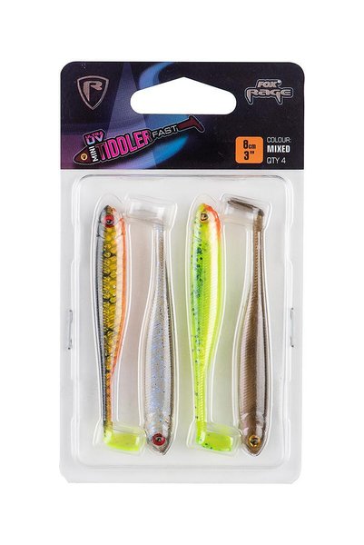 UV Силикони Fox Rage Mini Tiddler Mixed Colour Packs
